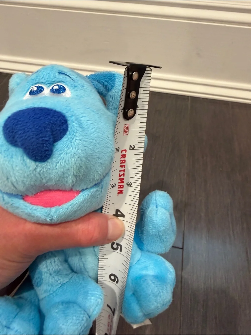 NWOT Nickelodeon 7” in Blue’s Clues Blue Plush Puppy Stuffed Animal